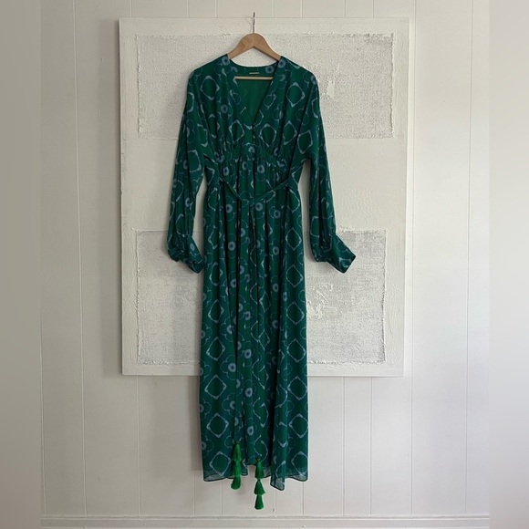Alexis Skarla Green Patterned Maxi Dress - Picture 3 of 3
